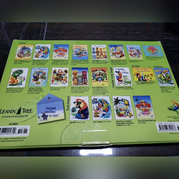 Leaning Tree Other Package Of Leaning Tree Birthday Cards Coastal